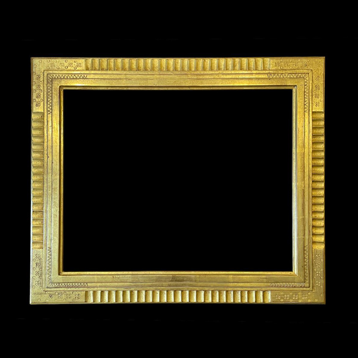 Gilded gold picture frame
