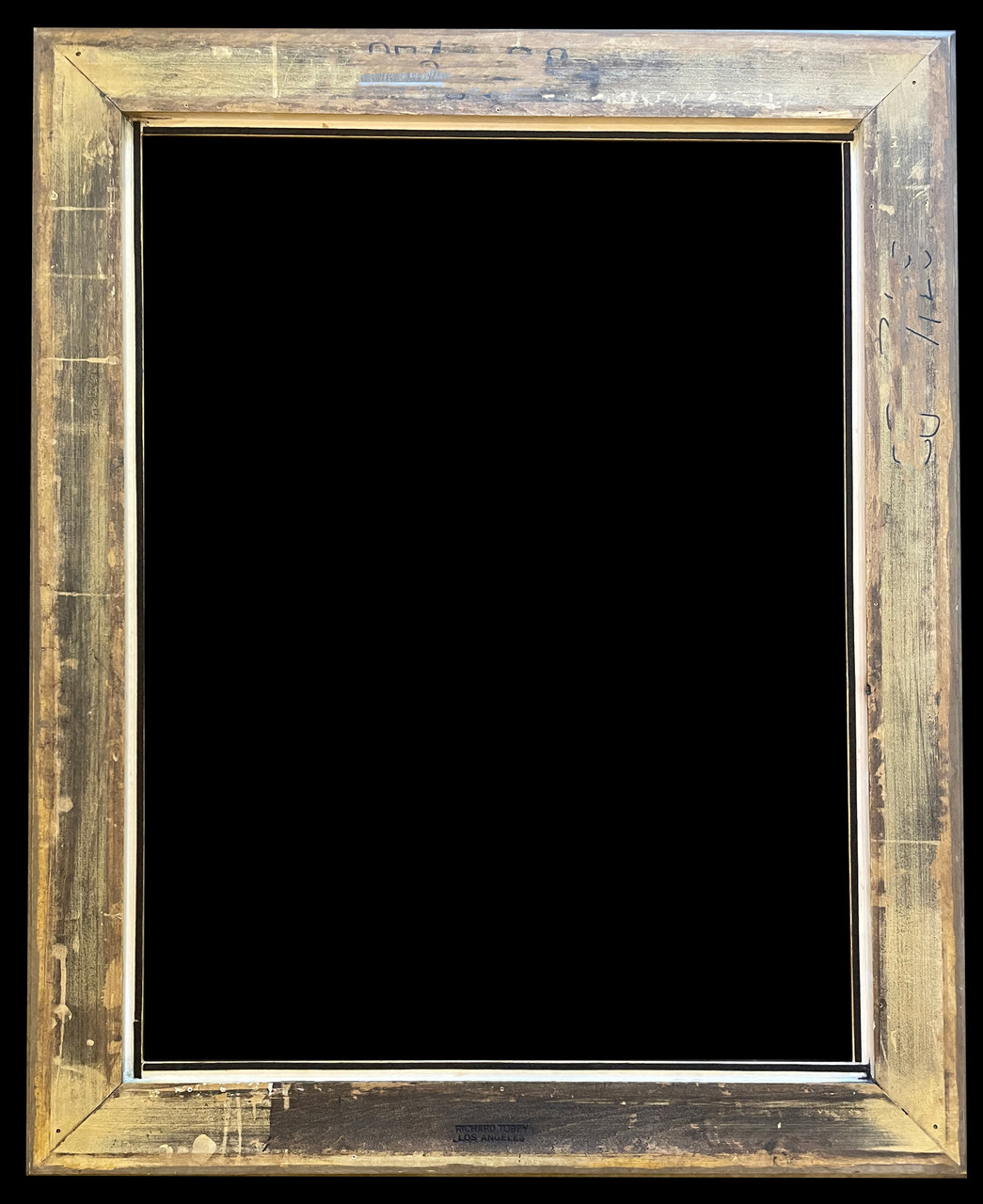 Richard Tobey Gold Gilded Picture Frame with stylized leaf