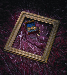 FM 410 - Gold Metal Leaf F Tone, 2 7/8" Width X  1 3/4" Hight

The Frame in this Image is 16"  x  20" (Art Size)