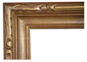 C - Carmel - Hand Carved, Plein Air, 22 Karat Genuine Gold leaf C - Carmel - Hand Carved, Plein Air, 22 Karat Genuine Gold leaf