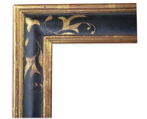 C - Sgraffito - Hand Carved, Plein Air, 22 Karat Genuine Gold leaf & Black Lacquer Panel C - Sgraffito - Hand Carved, Plein Air, 22 Karat Genuine Gold leaf & Black Lacquer Panel