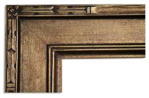 C - 174B - Plein Air, Hand Carved, Gold Metal Leaf C - 174B - Plein Air, Hand Carved, Gold Metal Leaf