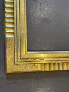 BUCKS COUNTY SOLID WOOD HAND CARVED GILDED IN 22K GOLD LEAF