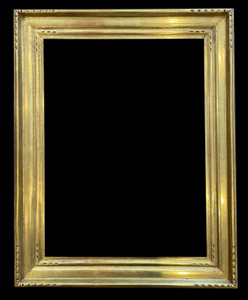 9" x 12" Hand Carved Picture Frame Gilded in 22k Gold Leaf - Frame Masters 9" x 12" Hand Carved Picture Frame Gilded in 22k Gold Leaf - Frame Masters