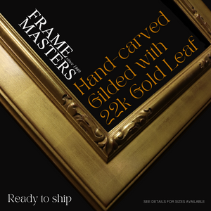 Hand-Carved Picture Frames (C763) Water Gilded in Genuine 22k Gold Leaf - MADE IN USA | READY TO SHIP Hand-Carved Picture Frames (C763) Water Gilded in Genuine 22k Gold Leaf - MADE IN USA | READY TO SHIP