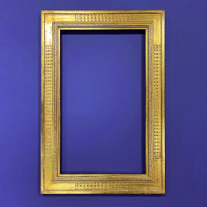 14" x 23" Bucks County Solid Wood Picture Frame Gilded in Genuine 22k Gold Leaf  14" x 23" Bucks County Solid Wood Picture Frame Gilded in Genuine 22k Gold Leaf