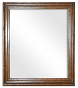 FMOO67 - Antique Stain & Lacquered wood Frame & Clear Mirror FMOO67 - Antique Stain & Lacquered wood Frame & Clear Mirror
