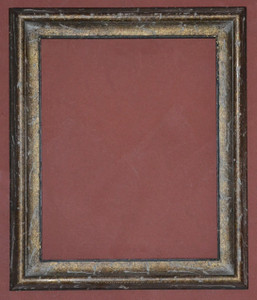 FM OO74 - Gold Metal Leaf With Heavy Distressing & Antique Black Fillet - 2" Wide Moulding

Art size : 12"  X  15"

Frame outside dimension : 15 1/2"  X 18 1/2"