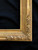 2" Wide 9" x 12" Hand-carved Picture Frame - Water gilded in genuine 22k Gold