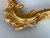 34 1/4" x 26 1/2" Restored Antique Mirror Frame, Water Gilded in Genuine 22k Gold Leaf