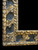 23" x 30" SOLID WOOD HAND CARVED FRAME, GOLD LEAF & BLACK PANEL 23" x 30" SOLID WOOD HAND CARVED FRAME, GOLD LEAF & BLACK PANEL
