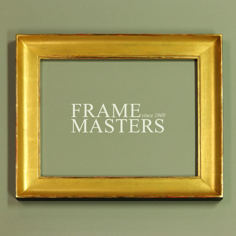 Scoop Profile Wood Picture Frame Gilded In Genuine 22k Gold Leaf - MADE IN USA | READY TO SHIP