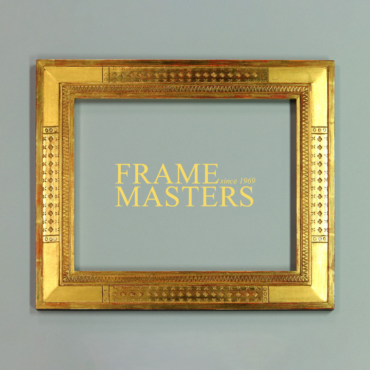 Bucks County Hand Carved Picture Frame Gilded in 22k Gold Leaf - MADE IN USA | READY TO SHIP