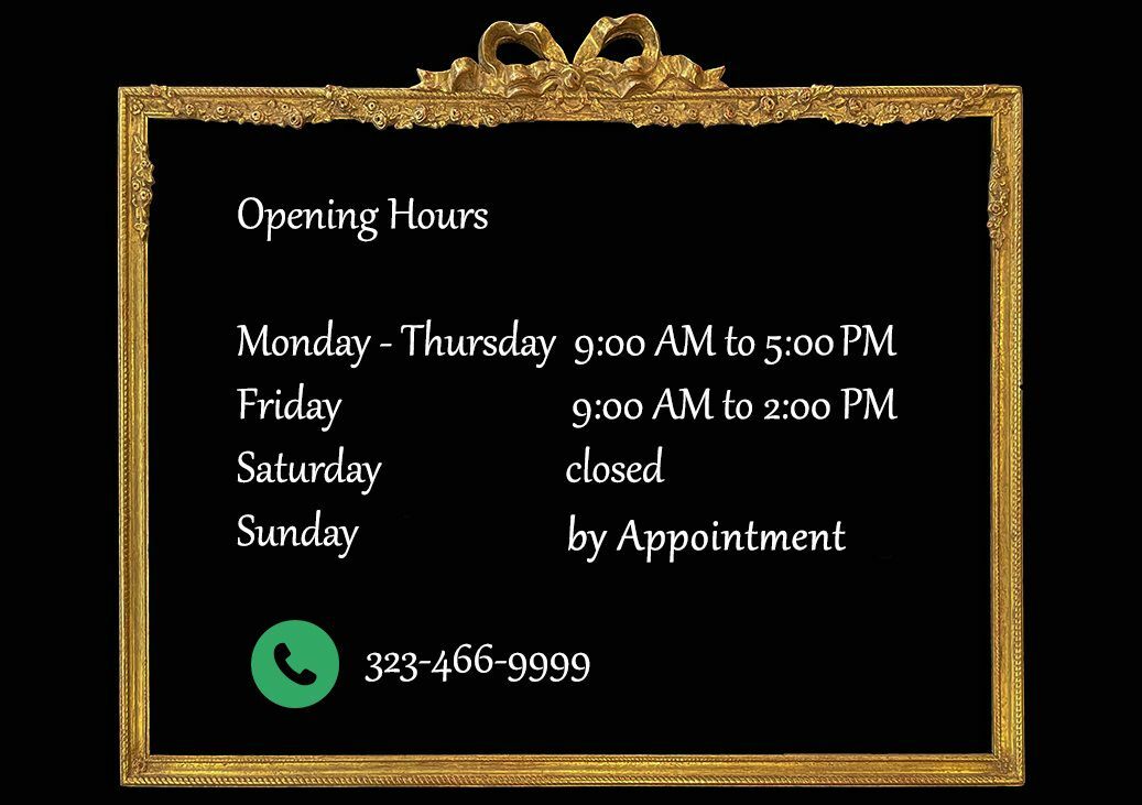 Frame Masters business hours