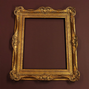 30's〜VINTAGE OLD PICTURE FRAME 額縁 額装 Antique frame - Art size: 25 X 30 inches