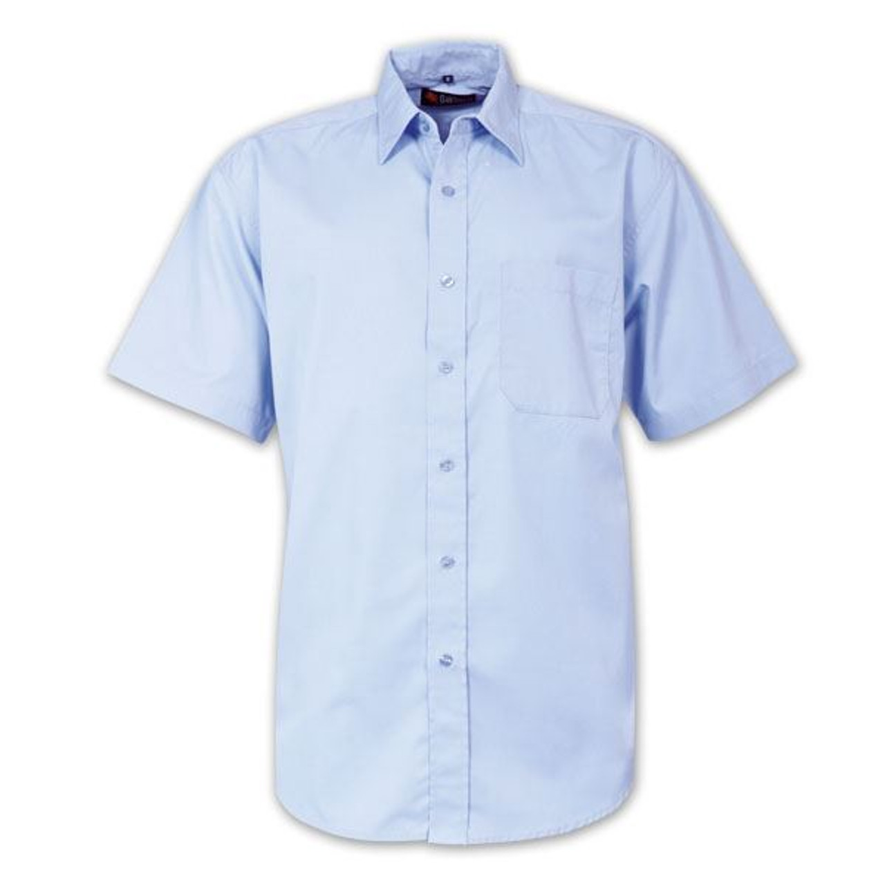 Classic Woven Shirt - Short Sleeve - Mens - Azulwear Corporate ...