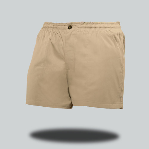 Safari Kruger Boxer Shorts - Khaki, Azulwear South Africa