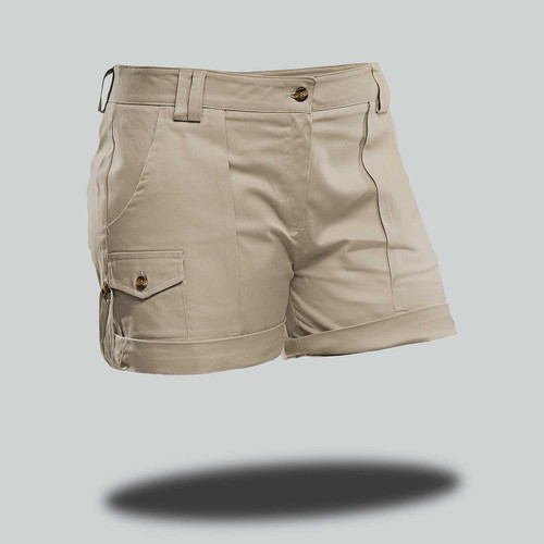 Ladies Stone Safari Kestrel Shorts by Azulwear Cape Town, South Africa
