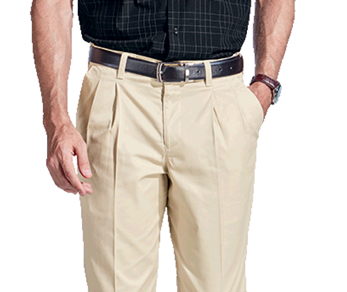 Poly Cotton Chino Trousers, Azulwear