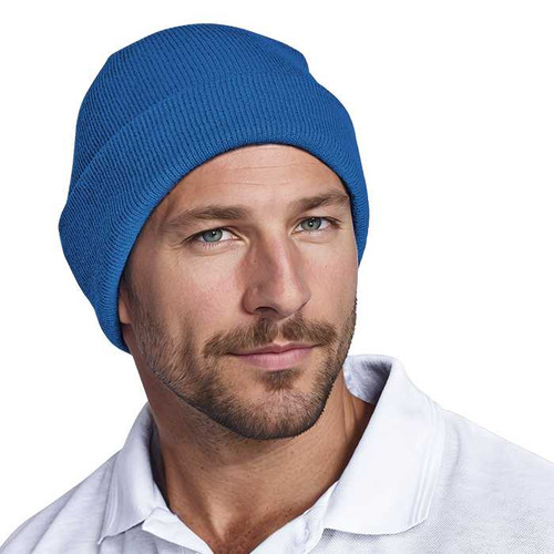 Knitted beanie with options for custom branding by Azulwear Cape Town, South Africa