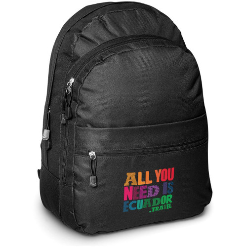 Sahara Backpack - Black, Azulwear Promotional Gifts & Branding