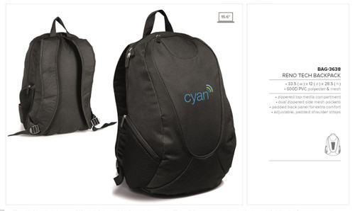 Reno Laptop Backpack, , Azulwear South Africa