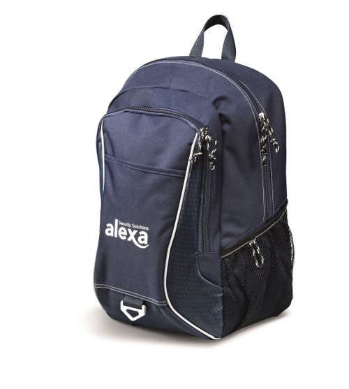 Apex Laptop Backpack - Navy, Azulwear South Africa