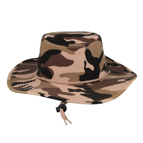 Safari Wide Brim Hat | Camo