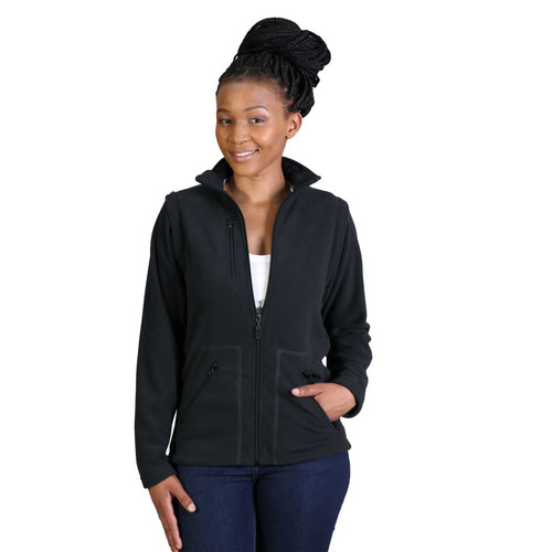 Zip-Off Sleeve Polar Fleece top