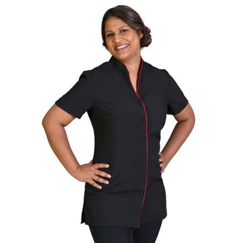 Nicole Top in Black and Red front view by Azulwear Sandton