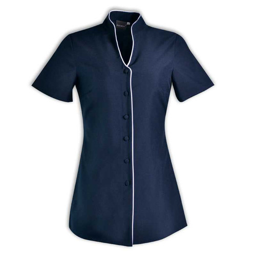 Nicole Top | Navy/White