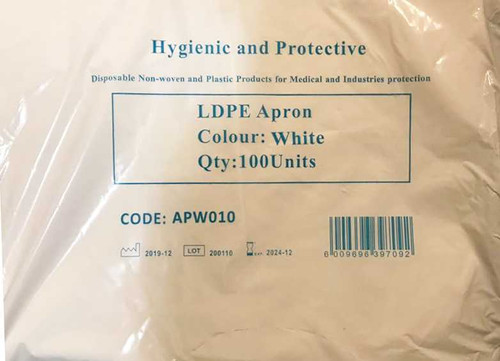 10 Micron Disposable Plastic Apron for Food Service and Healthcare Staff South Africa