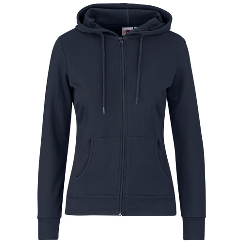 Ladies Bravo Hooded Sweater - Navy, Azulwear South Africa Ladies Bravo Hooded Sweater - Navy, Azulwear South Africa