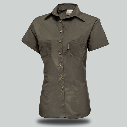 Safari Pigeon Cap Sleeve Blouse