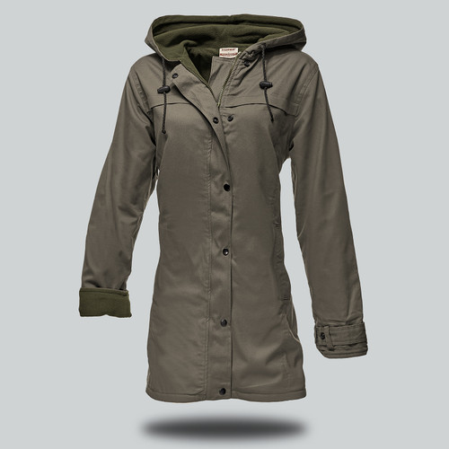 Safari Bokmakierie Parka Jacket  - Olive - Safari Clothing, Azulwear  South Africa Safari Bokmakierie Parka Jacket  - Olive - Safari Clothing, Azulwear  South Africa
