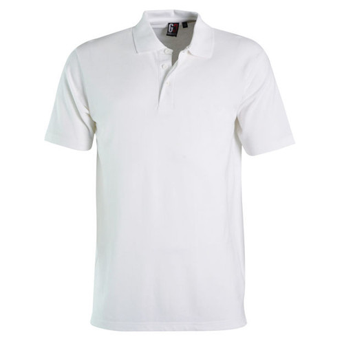 Classic Heavy Weight Polo - White Mens, by Azulwear South Africa Classic Heavy Weight Polo - White Mens, by Azulwear South Africa