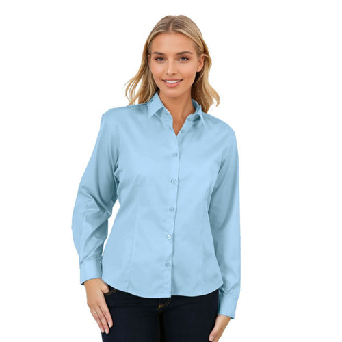 Ladies Classic Woven Shirt Long Sleeve, Azulwear Corporate Wear South Africa Ladies Classic Woven Shirt Long Sleeve, Azulwear Corporate Wear South Africa