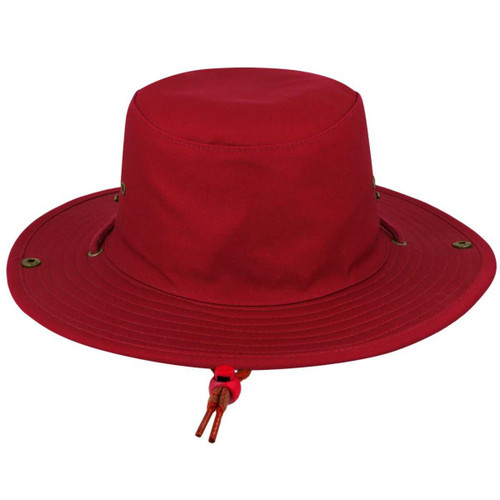 Red Kiddies Wide Brim Safari Hat by Azulwear Cape Town, South Africa