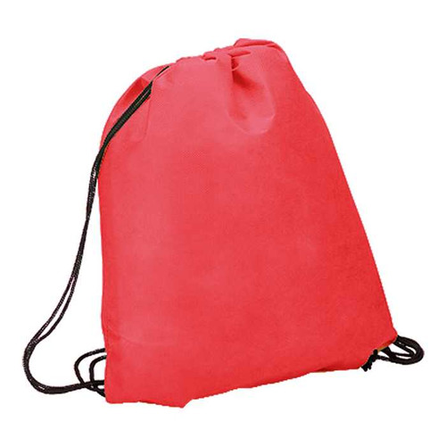 Red Non-Woven Custom Drawstring Bag by Azulwear Cape Town, South Africa