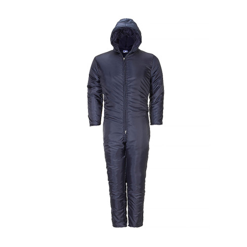 Freezer Boiler Suit w/Hood in Navy, Freezer Wear by Azulwear South Africa