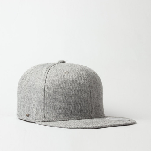 UFlex Ill Bill Flat Peak Cap - Grey Melange - Azulwear Caps South Africa UFlex Ill Bill Flat Peak Cap - Grey Melange - Azulwear Caps South Africa