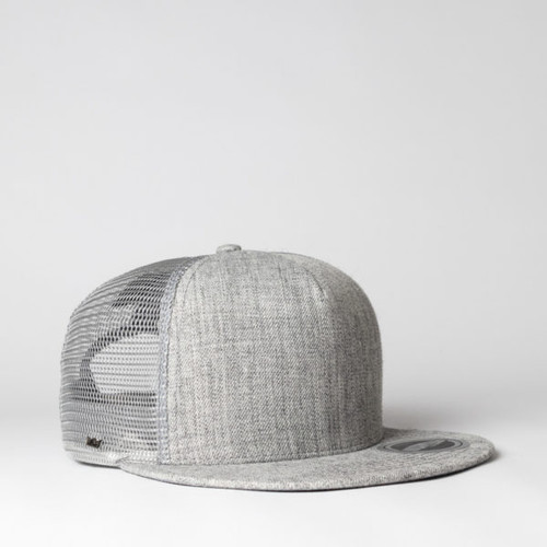 Grey Melange UFlex 5 Panel Flat Peak Trucker Capby Azulwear Cape Town, South Africa