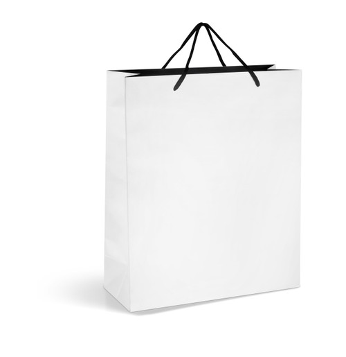 White Custom Dazzle Maxi Gift Bag by Azulwear Cape Town, South Africa