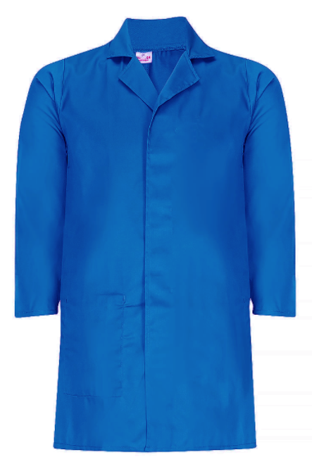 HACCP Dust Coats Royal Blue, Workwear by Azulwear Cape Town, South Africa