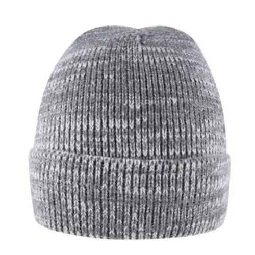 Cuffed Knitted Beanie - Grey Melange, Azulwear South Africa
