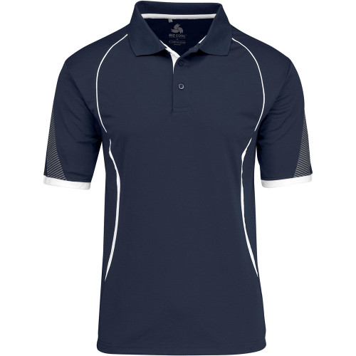 Navy Mens Razor Golf Shirt by Azulwear Cape Town, South Africa