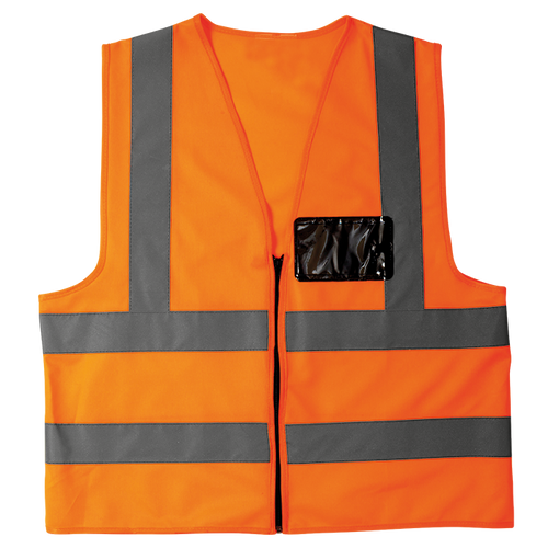 Contract Waistcoat in Safety Orange, Reflective Workwear by Azulwear South Africa