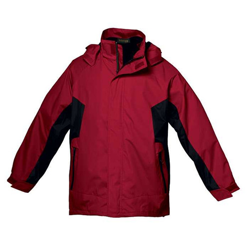 Red Mens 4-in-1 Jacket by Azulwear Cape Town, South Africa