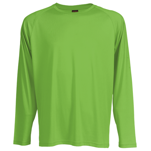 Lumo Green -135g Long Sleeve Polyester T-shirt - Azulwear South Africa