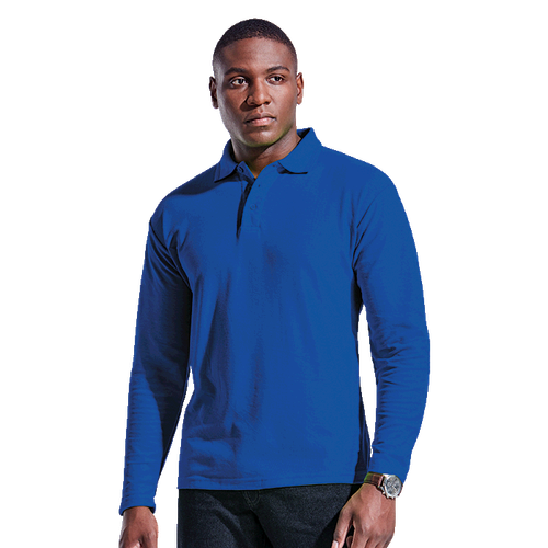 Mens Long Sleeve Pique Knit Golfer by Azulwear Cape Town, South Africa